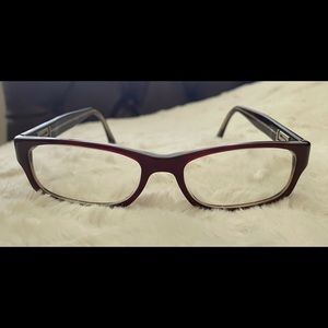 Versace Reading Glasses +1.25 Burgundy